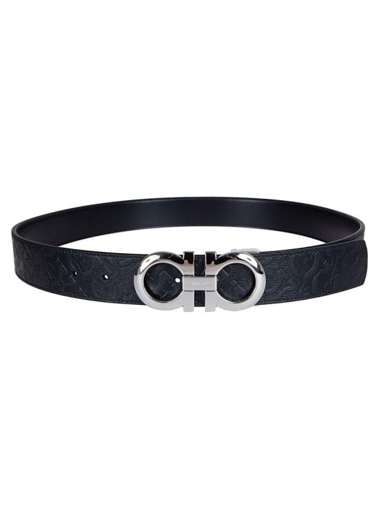 26SS 살바토레 페라가모 가죽 벨트 724127 111 Black - SALVATORE FERRAGAMO