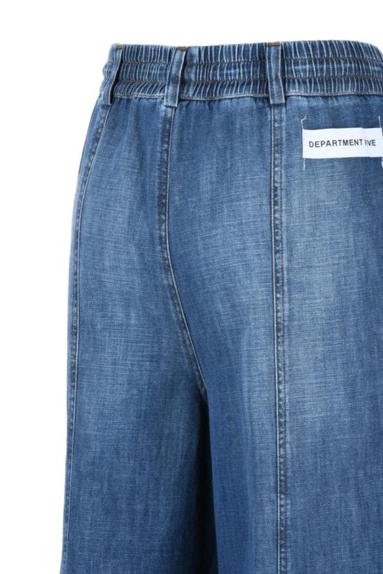 25SS 디파트먼트5 데님 면 소재 와이드 레그 진 - 블루 - DEPARTMENT 5