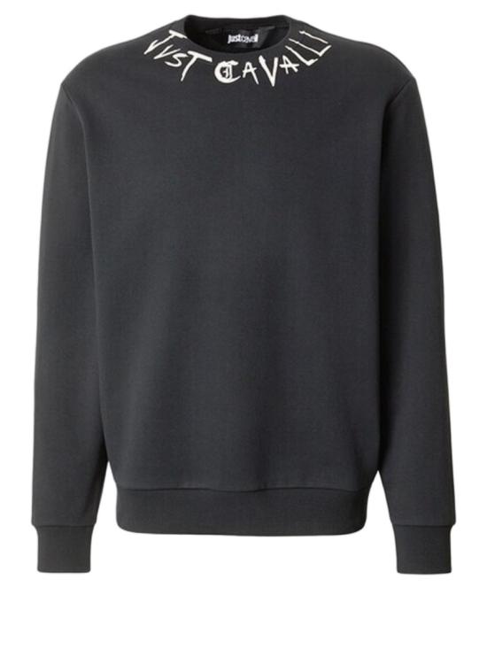 26SS 저스트까발리 긴팔 티셔츠 80OAIE21CF100899 Black