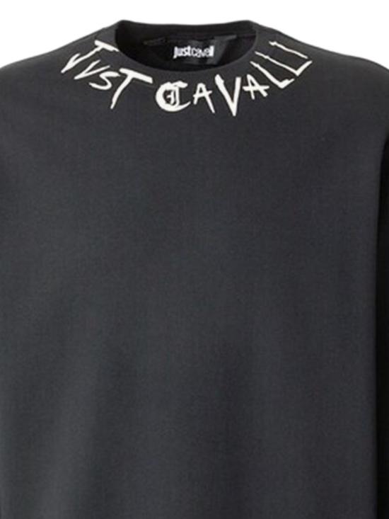 26SS 저스트까발리 긴팔 티셔츠 80OAIE21CF100899 Black - JUST CAVALLI