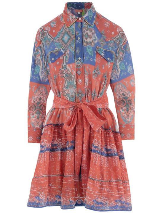 26SS Pep's Cannes 원피스 NAVAROWESTERN4POPPYREDBLUE Burgundy