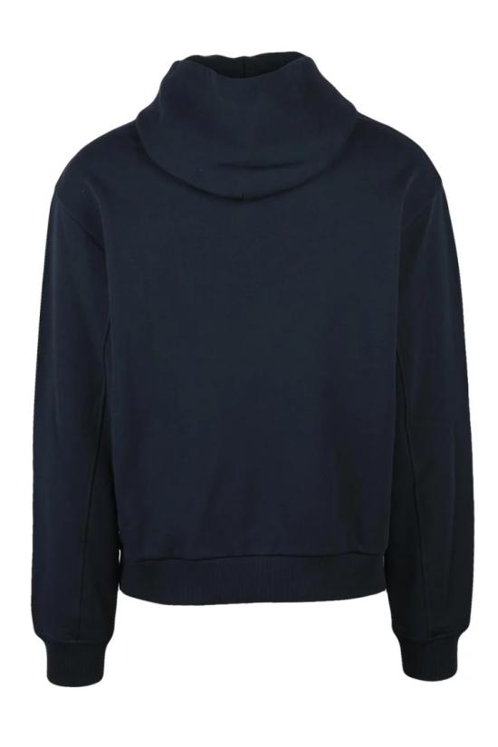 25SS 엠에스지엠 탑 대학생 스타일 프린트가 있는 크롭 코튼 후드티 - MSGM