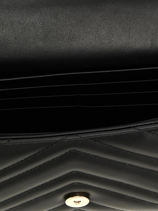 26FW 구찌 GG 마몽 체인 월렛 837745AAET81000 Black - GUCCI