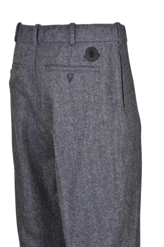  몽클레어 팬츠 버진 울  - 그레이 - MONCLER