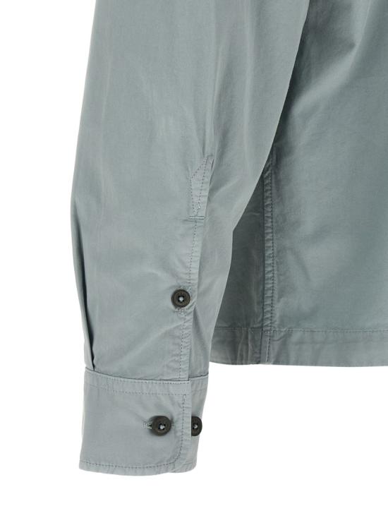 26SS 씨피 컴퍼니 오가닉 개버딘 지퍼 렌즈 오버셔츠 20CMOS705A110143G809 Grey - C.P. COMPANY