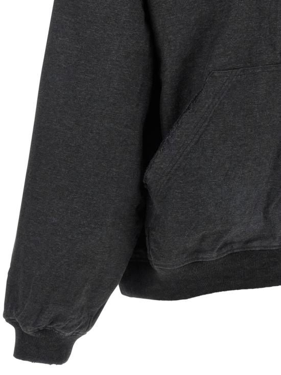 26FW 발렌시아가 트롱프 뢰유 후드 집업 838688TSWB31140 Black - BALENCIAGA