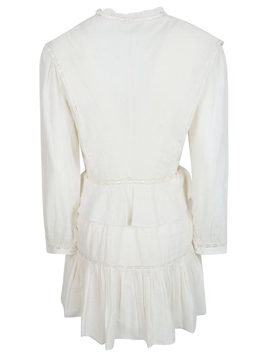 26SS 이자벨마랑에뚜왈 숏 원피스 RO0974FAD1J11E23EC White - ISABEL MARANT ETOILE