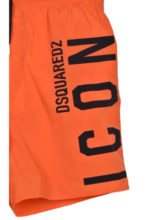 25SS 디스퀘어드2 스윔팬츠 수영 반바지 - 오렌지색 - DSQUARED2