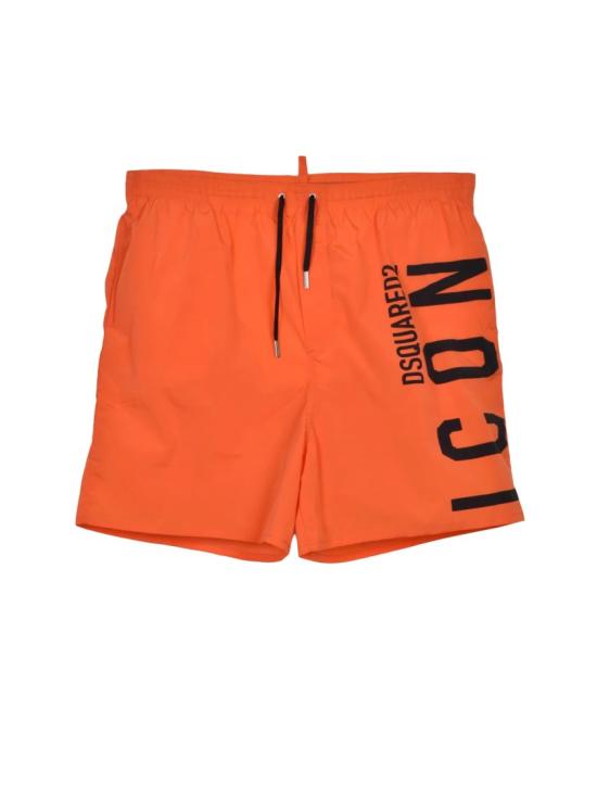 25SS 디스퀘어드2 스윔팬츠 수영 반바지 - 오렌지색