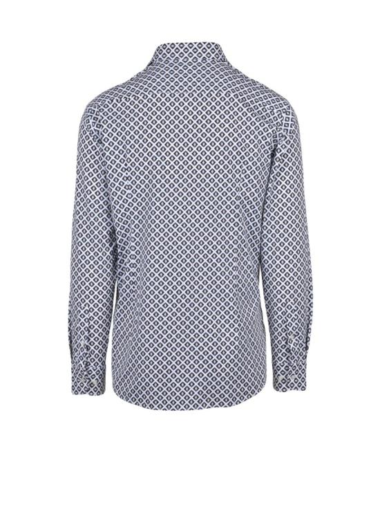 25SS 보스 긴팔 셔츠 스트레치  - 흰색/파란색 - BOSS