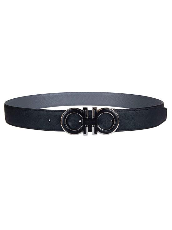 26SS 살바토레 페라가모 가죽 벨트 790422 023 Black - SALVATORE FERRAGAMO