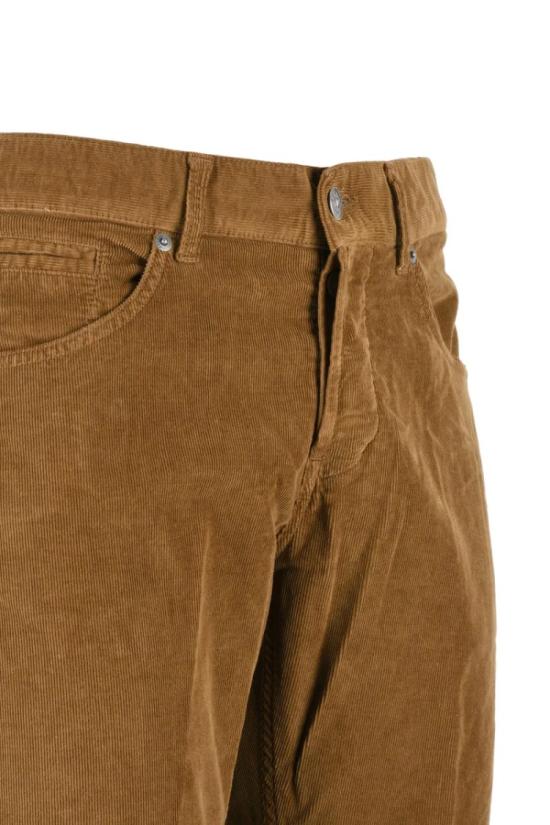  돈답 데님 조지 벨벳 바지 - 브라운 - DONDUP