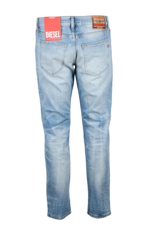 25SS 디젤 데님 D-Strukt 슬림핏 청바지 - 라이트 블루 - DIESEL