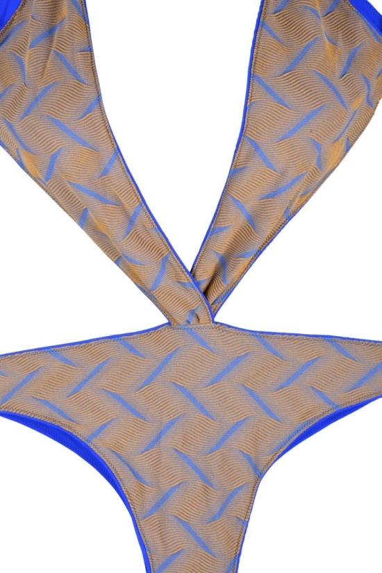 25SS 수크레테 비키니 수영복 깊은 V넥 원피스 수영복 - SUCRETTE