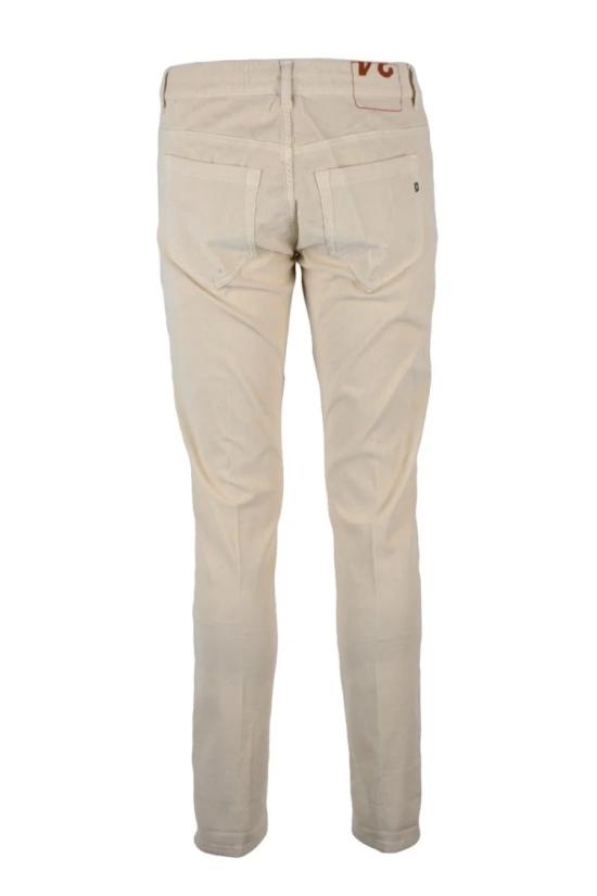  돈답 데님 조지 벨벳 팬츠 - 화이트 - DONDUP