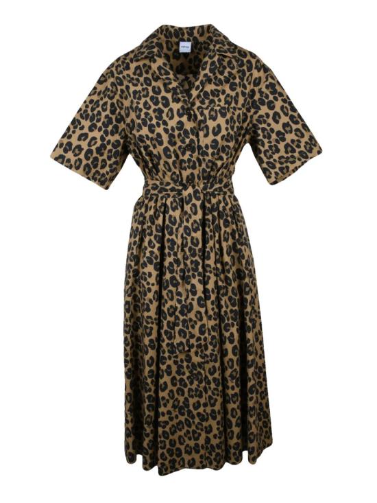 25SS 아스페시 롱 원피스 셔츠 드레스 - 애니멀리