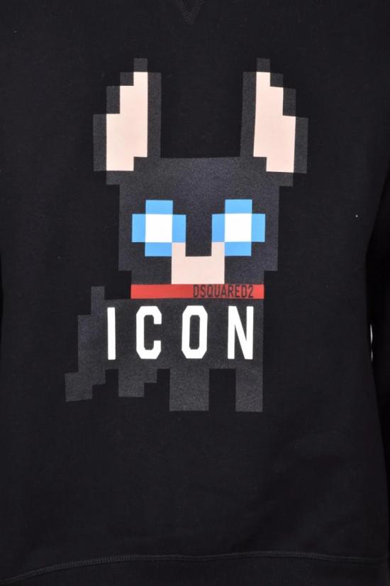 25SS 디스퀘어드2 탑 면 후드티 - 블랙 - DSQUARED2