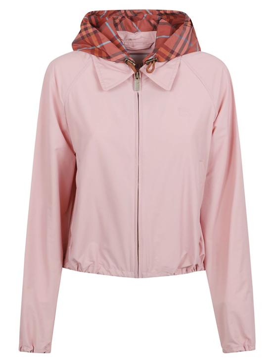 26SS 버버리 크롭 뉴콧 후드 자켓 8118253 C4026 Pink