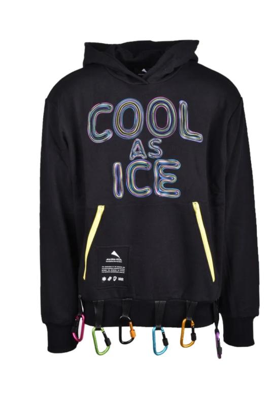  Mauna-Kea 탑 면 스웨트셔츠 - 블랙