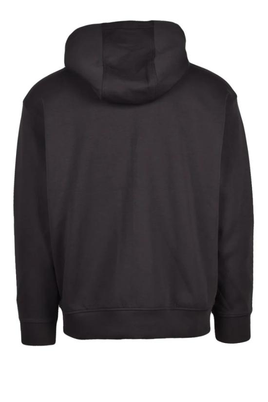 25SS 엠포리오 아르마니 탑 지퍼 후드티 (면 스판 소재) - 회색 - EMPORIO ARMANI