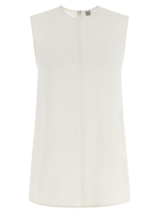 26SS 토템 민소매 티셔츠 252WRT0508FB0192188 White