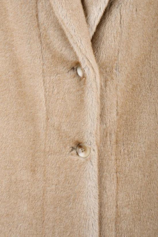  발렌티니 1972 코트 인조 모피  단추 - 베이지색 - VALENTINI 1972