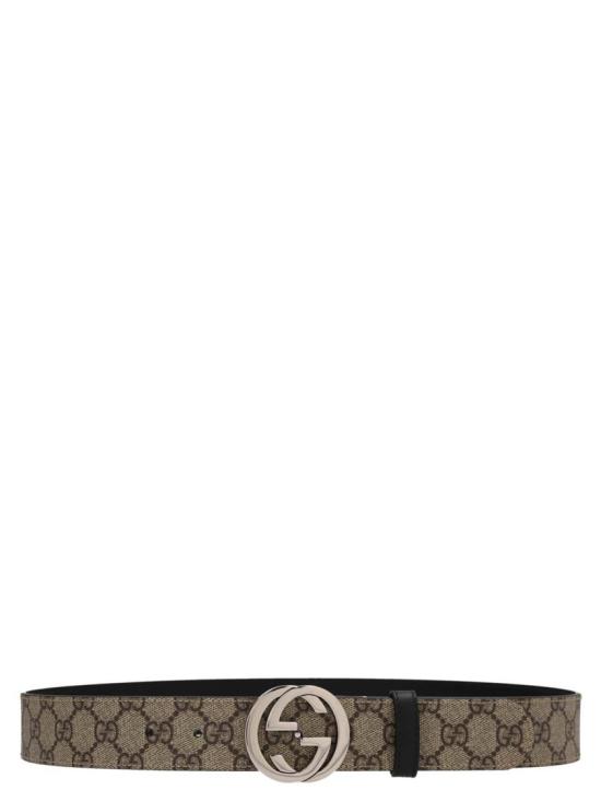 26SS 구찌 리버시블 GG 슈프림 벨트 473030KGDHN9769 Grey
