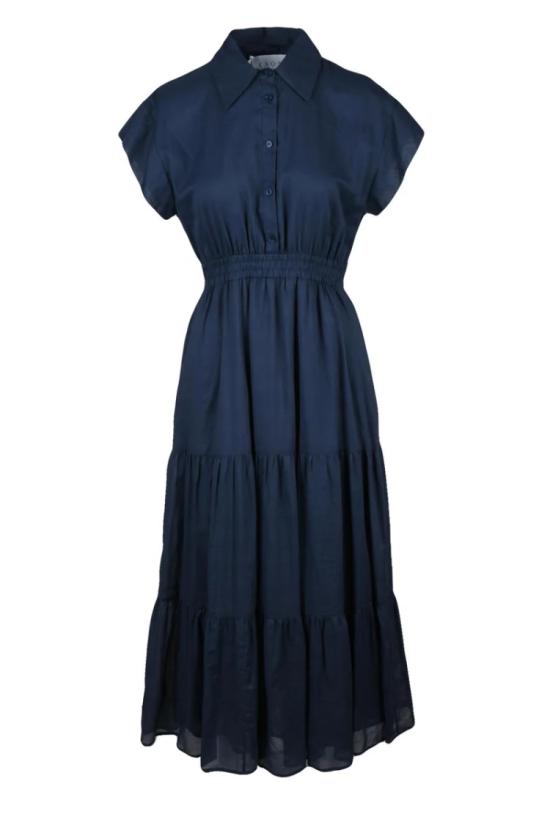 25SS 카오스 롱 원피스 면 셔츠  - 멀티컬러