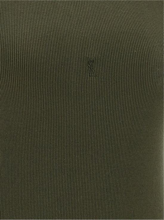 26SS 생로랑 민소매 티셔츠 842992Y37EC1365 Black - SAINT LAURENT