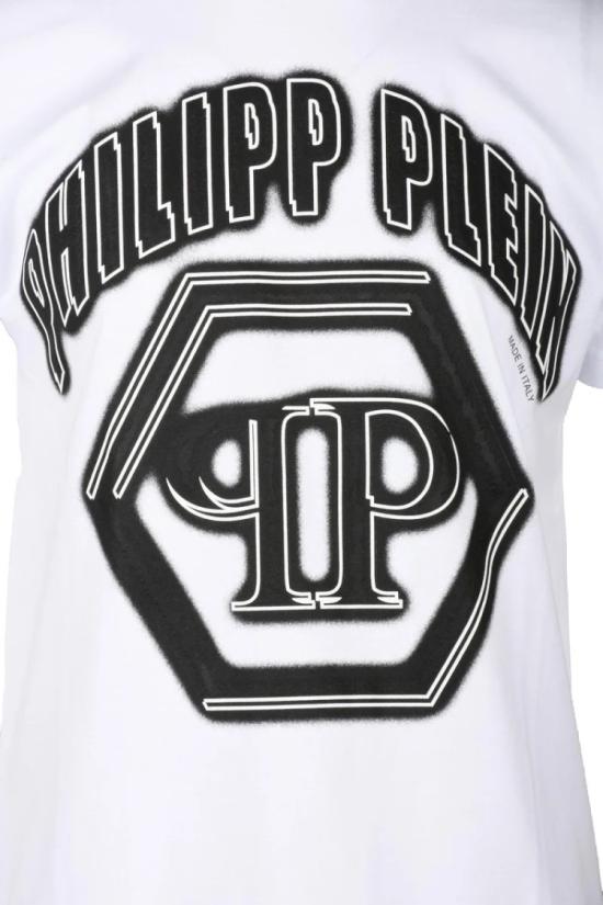  필립 플레인 반팔 티셔츠 티셔츠 화이트 - 화이트 - PHILIPP PLEIN