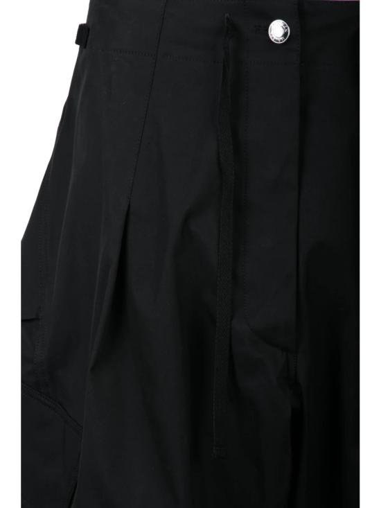 25SS 알렉산더 맥퀸 스트레이트 팬츠 하이웨이스트 카고  - 블랙 - ALEXANDER MCQUEEN