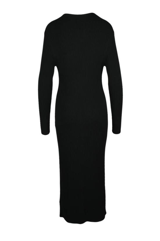 25SS 막스마라 미디 원피스 투오노 드레스 - 블랙 - MAX MARA