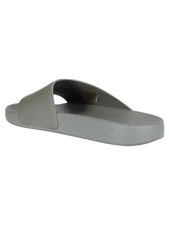 26SS 지방시 러버 라벨 슬라이드 뮬 BH302MH1XL305 Grey - GIVENCHY