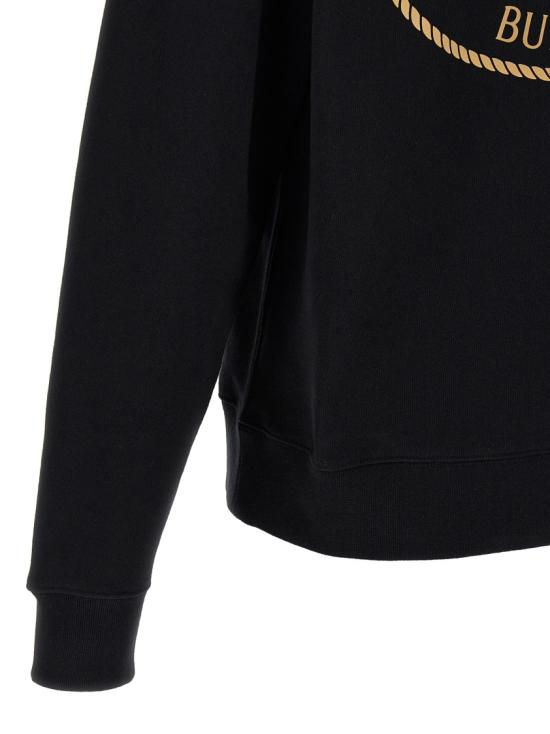 26FW 버버리 나이트 스탬프 후드 스웨트셔츠 8112807BLACK Black - BURBERRY