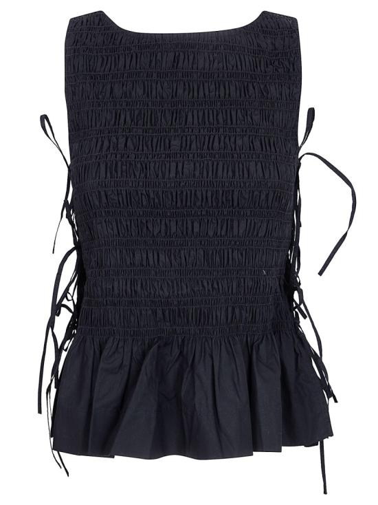 26SS 가니 민소매 티셔츠 W0565 099 Black