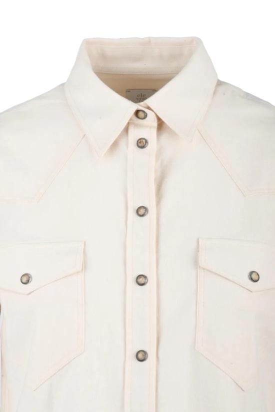  일레븐티 셔츠 면 셔츠 - 흰색 - ELEVENTY