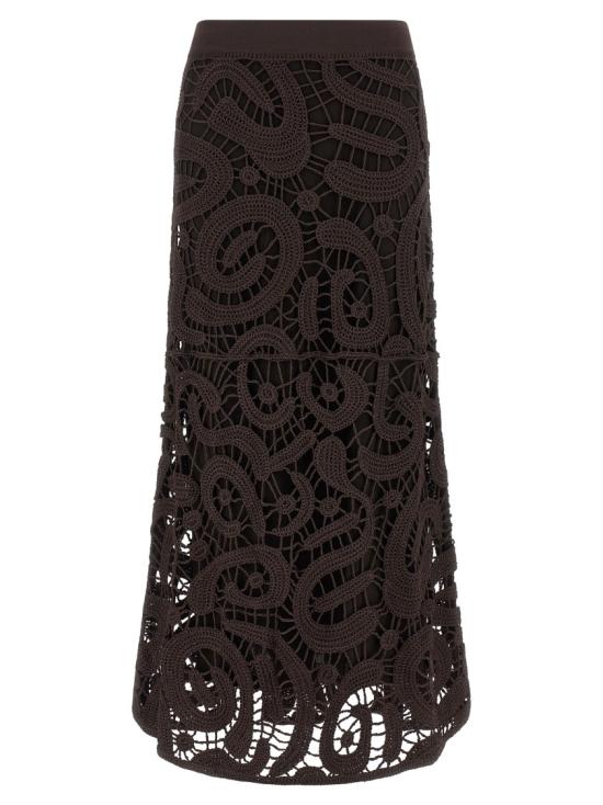 26SS 핑코 롱 스커트 106353A354M05 Black