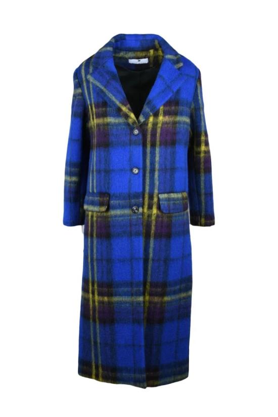  Oliver Horigamy 코트 롱 - 블루