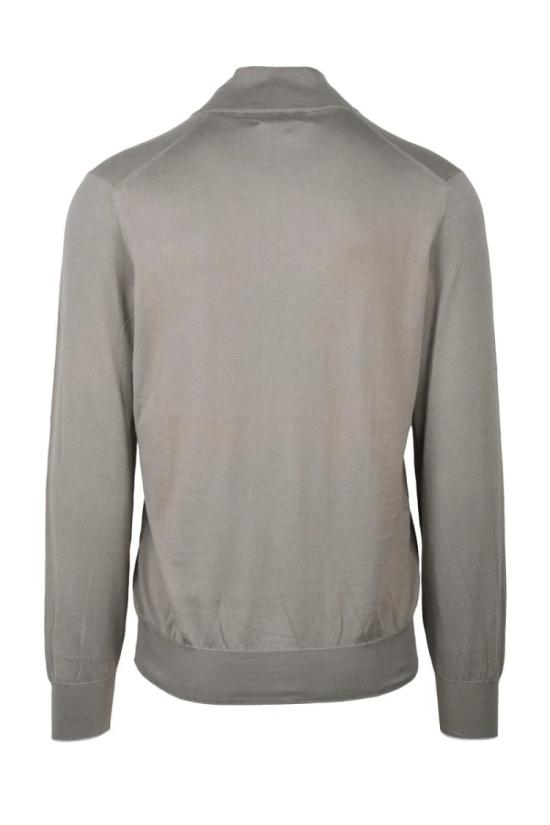 25SS 브루넬로 쿠치넬리 집업 니트 지퍼 가디건 - 그레이 - BRUNELLO CUCINELLI