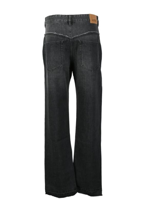  이자벨마랑 데님 클래식한 5포켓 디자인의 일자핏 회색 청바지 - ISABEL MARANT