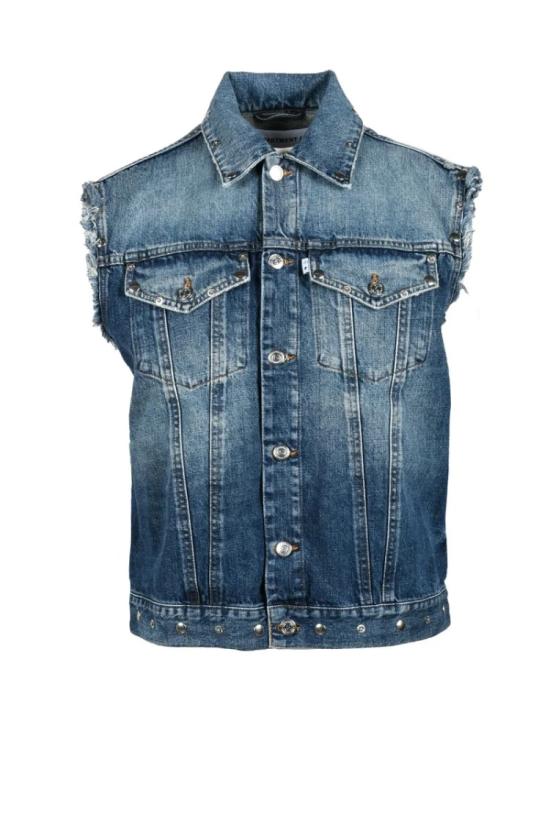  디파트먼트5 데님 조끼 - 파란색