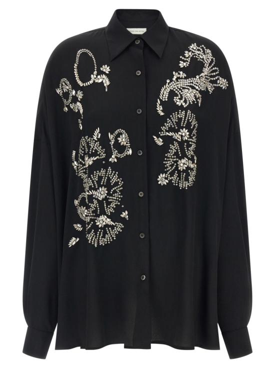 26SS 드리스 반 노튼 탑 2610107593078900 Black