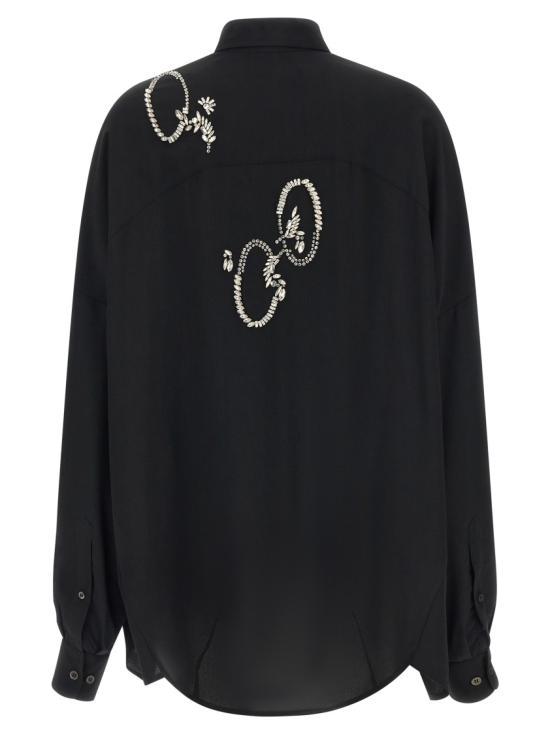 26SS 드리스 반 노튼 탑 2610107593078900 Black - DRIES VAN NOTEN