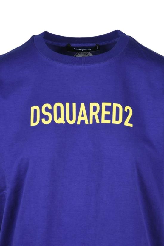 25SS 디스퀘어드2 반팔 티셔츠 크루넥 티셔츠 - 퍼플 - DSQUARED2