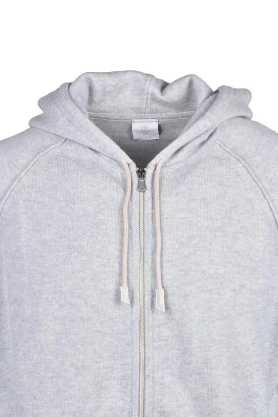  일레븐티 탑 캐시미어 지퍼 스웨트셔츠 - 그레이 - ELEVENTY