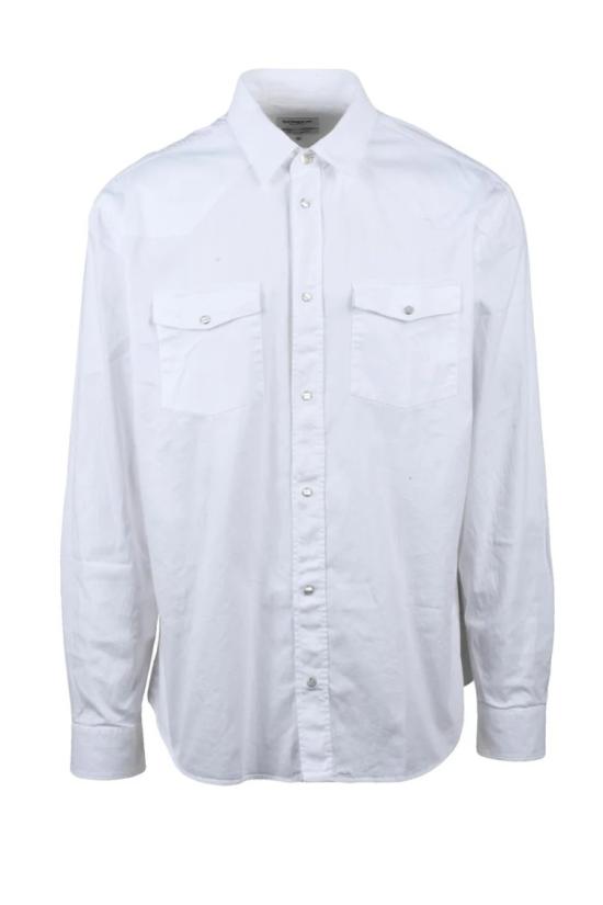 25SS 돈답 긴팔 셔츠 면 엘라스테인  - 화이트