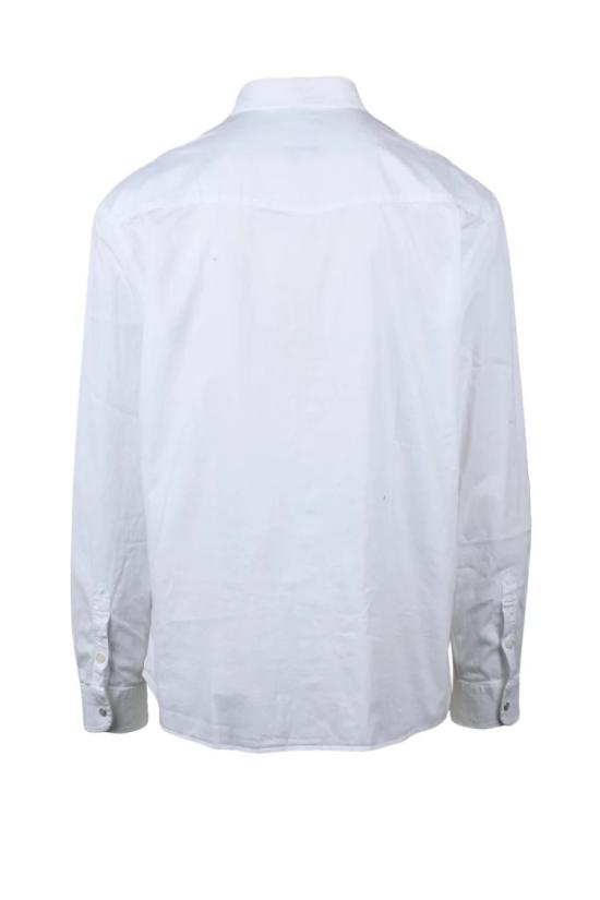 25SS 돈답 긴팔 셔츠 면 엘라스테인  - 화이트 - DONDUP