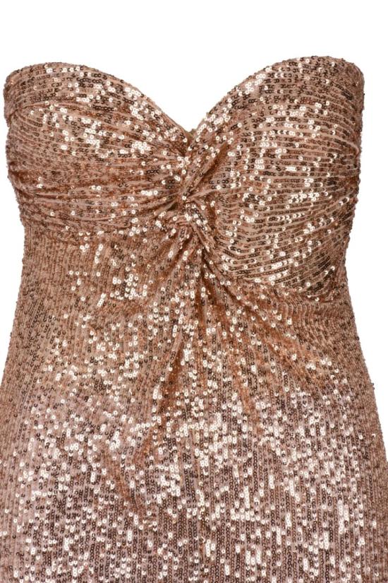 25SS Red Carpet E. Franchi 롱 원피스 핑크 스팽글 맥시 드레스 - OTHER BRANDS