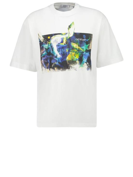 26SS 오프화이트 반팔 티셔츠 44MAA120S26J00C1001000 White