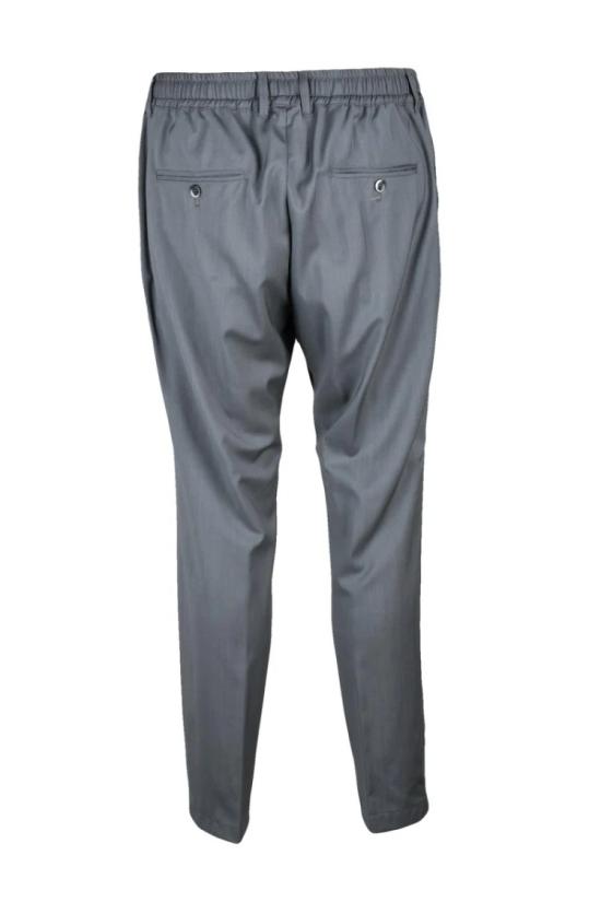 25SS 크루나 팬츠 맞춤 제작된 회색 버진 울 바지 - CRUNA